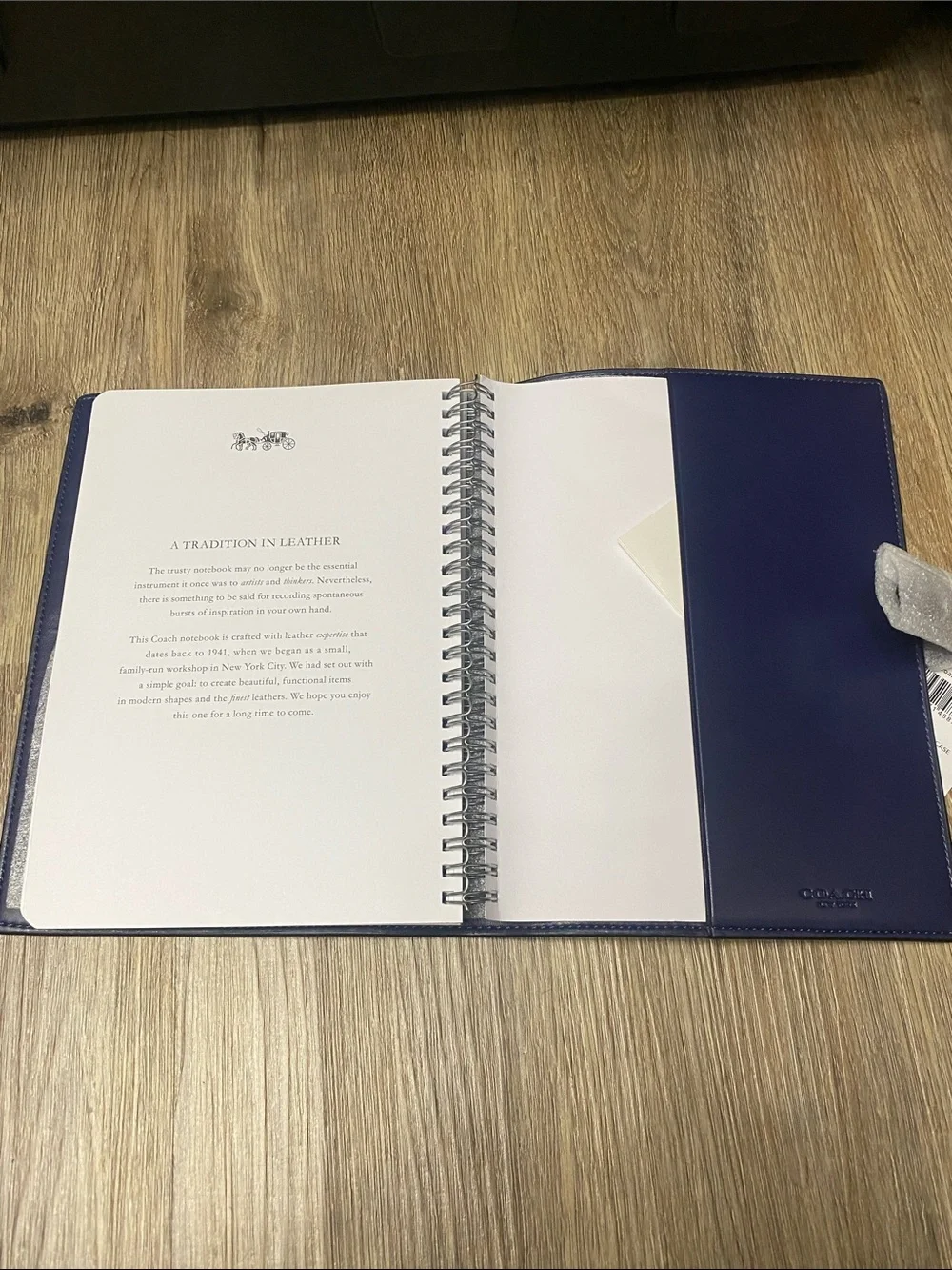 Coach Signature Notebook with Pencil Case